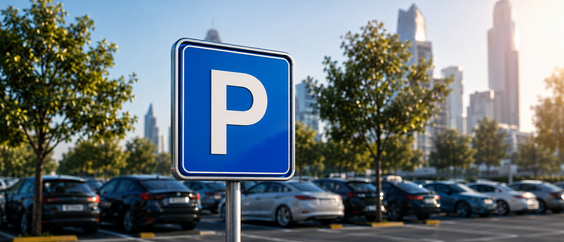 Parking sign in Dubai